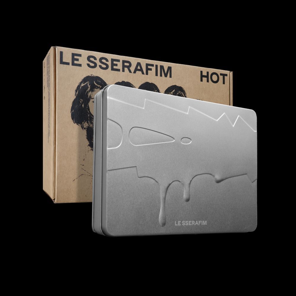 [未開封新品] (LE SSERAFIM) - 5th Mini Album HOT (TIN CASE ver.)
