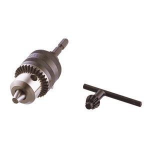 （まとめ）ドリルチャック 6角軸 （6.35mm）シャンク対応2セット ジョブマスター JDA-10