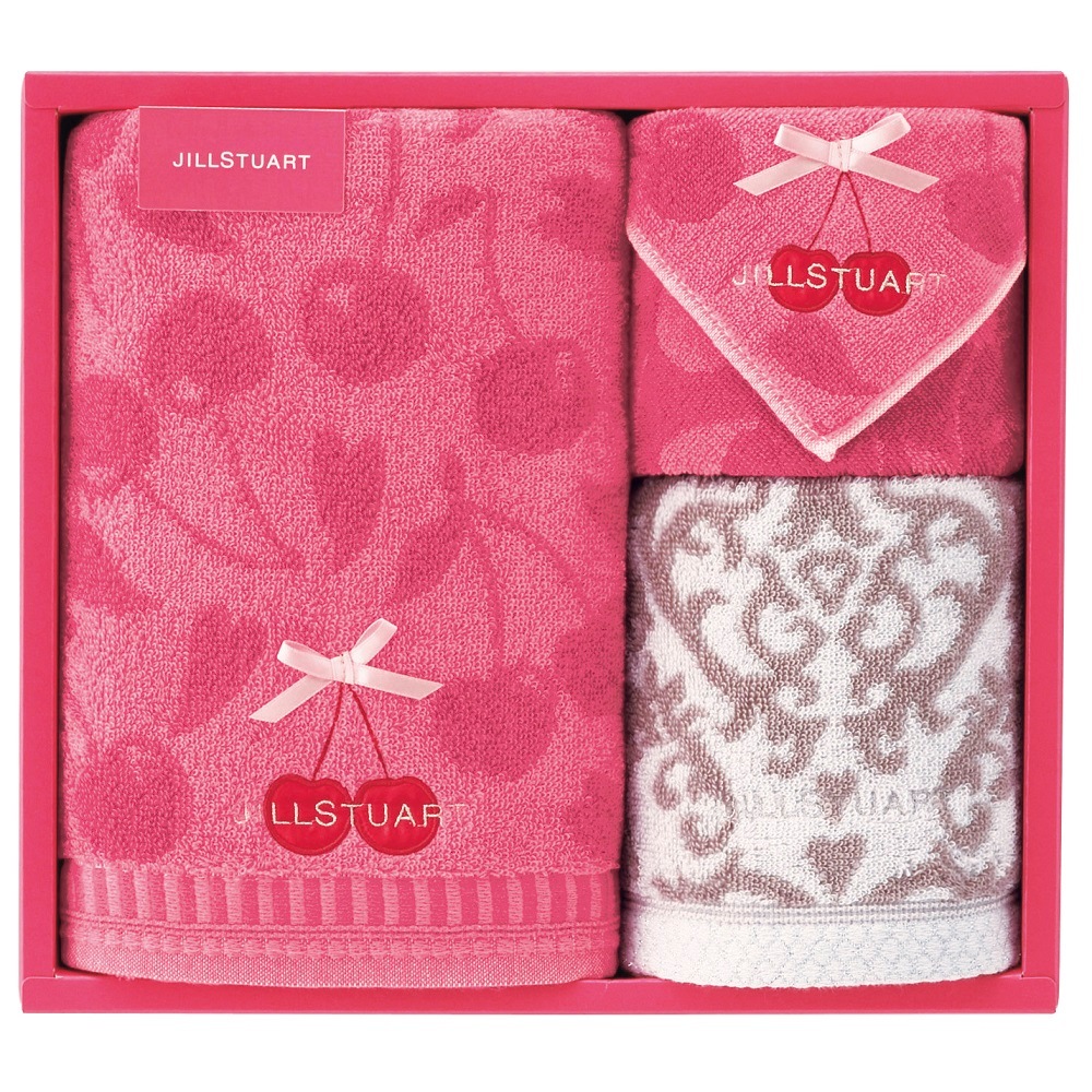 プティスリーズ タオルセット 58-3159400 114-B100 さくらんぼ リボン ふんわり ラッピング無料 のし無料 ギフト セット B41