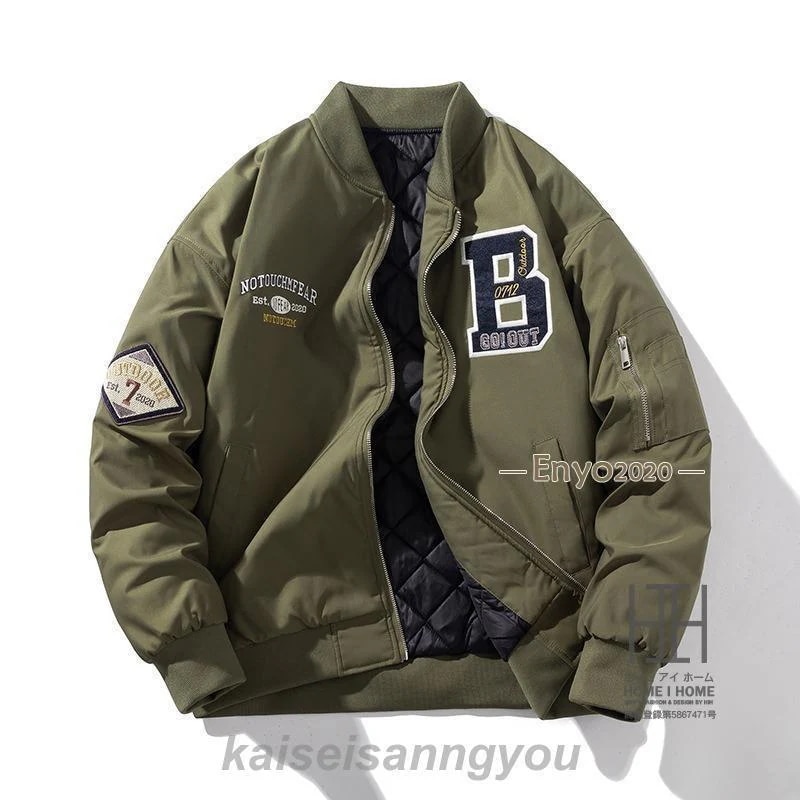 売れ筋秋冬新品 即納ジャケット メンズ おしゃれ 大きいサイズ 中綿無し 中綿入り 中綿ジャケット 中綿コート スタジャン メンズ モッズコート ジャンパー 春 秋 冬