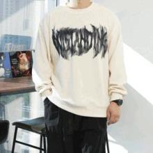 WWF スピリット ビンテージ ナ염 ニット トレーナー