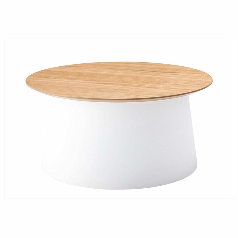 ラウンドテーブルL PT-991WH 【 おしゃれ センターテーブル ローテーブル リビングテーブル インテリア雑貨 リビング家具 木製 コーヒーテーブル 】