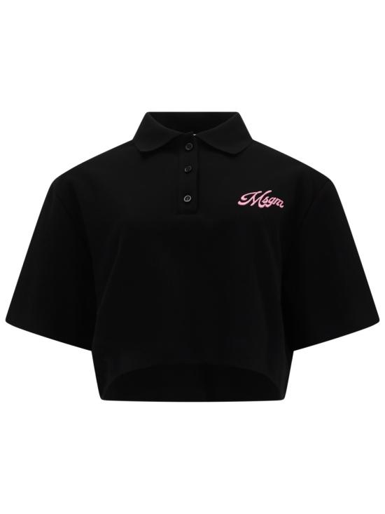 MSGM Women Polo Shirts 4041MDM114 26712699 BLACK