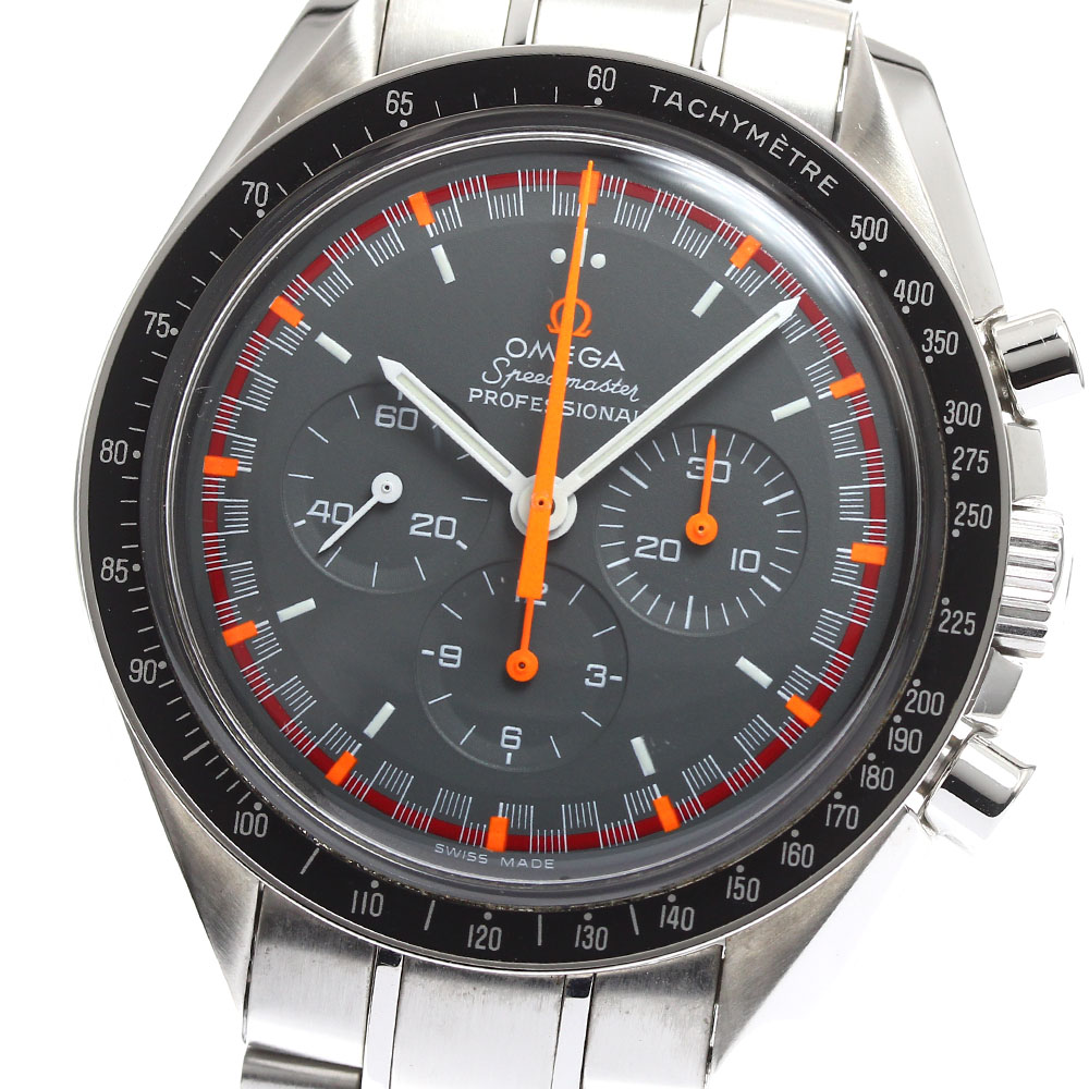 オメガ OMEGA 3570.40 スピードマスター マーク アポロ11号月面着陸35周年記念限定 クロノグラフ 手巻き メンズ 良品 _905556【中古】