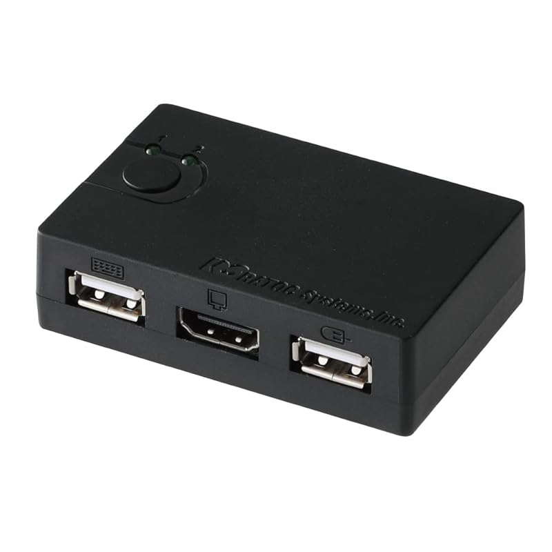 即納：ラトックシステム HDMIパソコン切替器(2台用) RS-230UHA 黒
