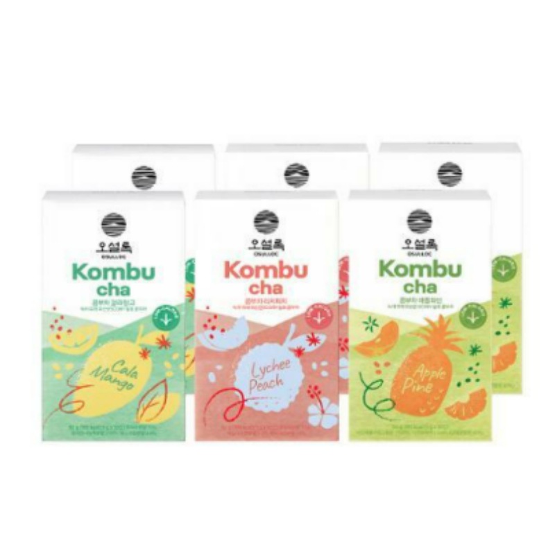 コンブチャ カラマンゴ 20個+リッチピーチ 20個+アップルパイナップル20個入り