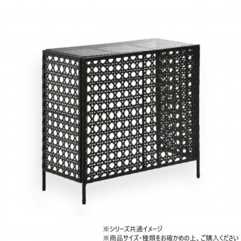 B.Bファニシング ラタン調 室外機カバー ダークブラウン ONGS0081RADBR