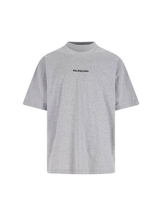 BALENCIAGA Men T-Shirts 831305 TSVH4 1300 Grey