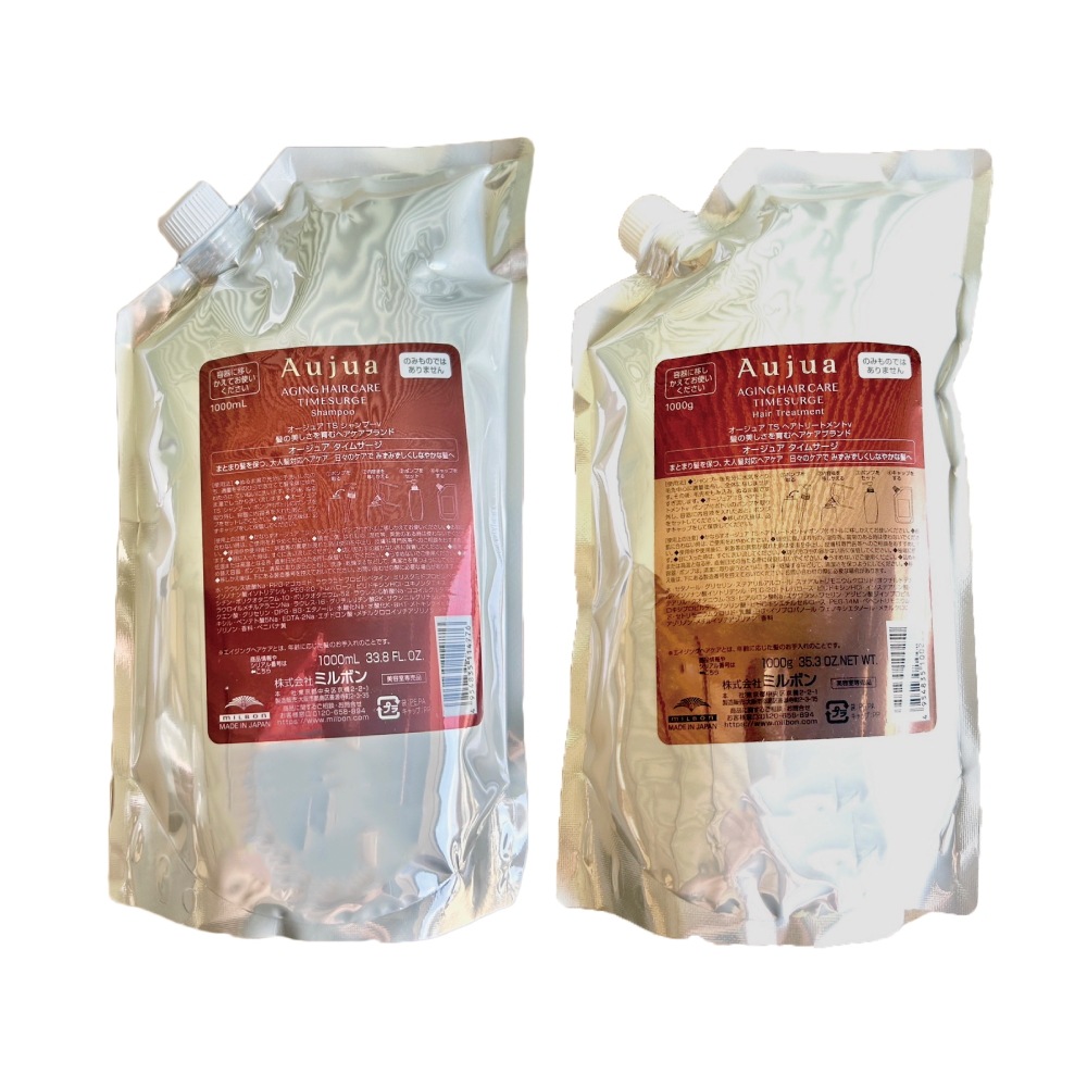 ミルボン タイムサージ シャンプー ・ヘアトリートメント セット 1000mL & 1000g 詰替