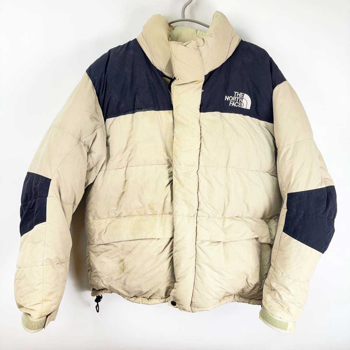 【中古】ノースフェイス BAFFIN JACKET バファン ダウンジャケット L ベージュ 96-XINHUI メンズ THE NORTH FACE