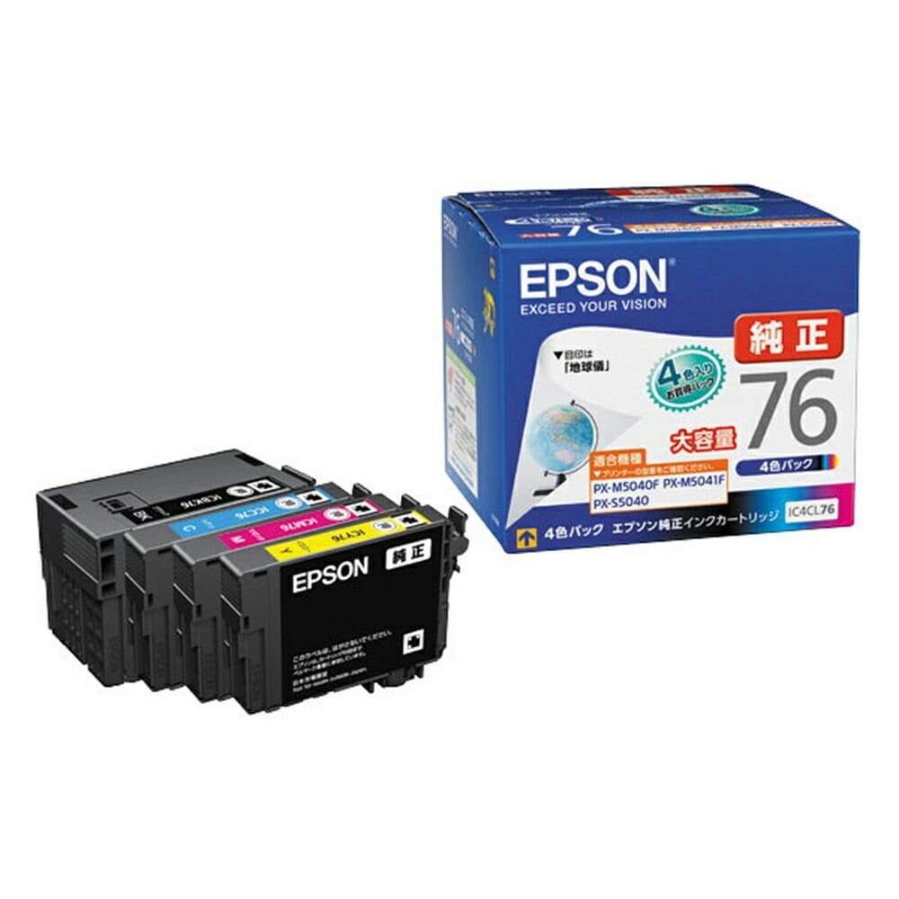 EPSON IC4CL76 [4色パック] 価格比較 - 価格.com