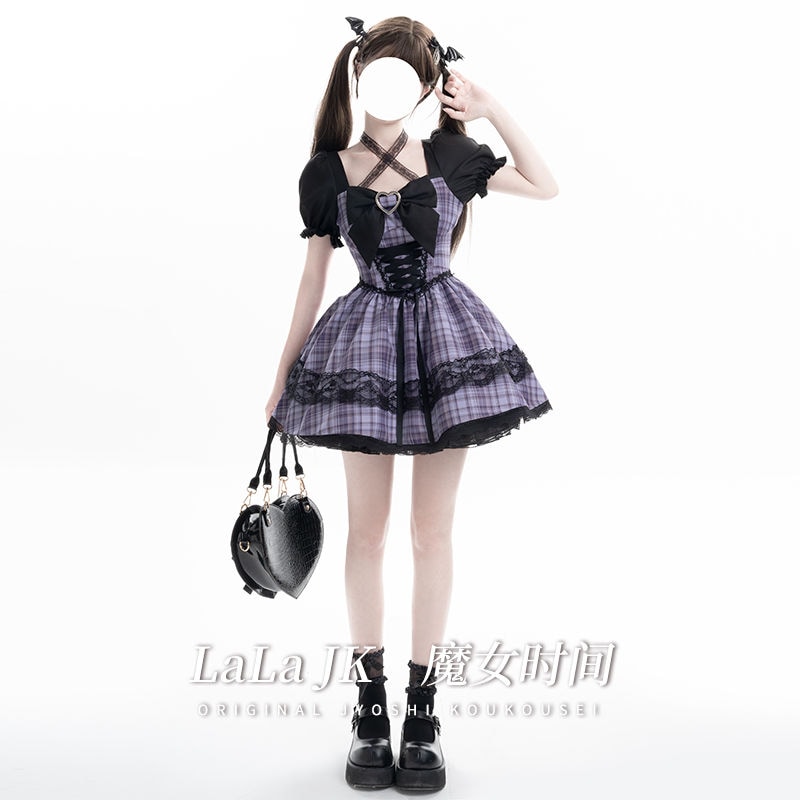 コスプレ コスプレ セクシー ワンピース 韓国 ワンピース ドレス ロングワンピース スウィートウエストワンピース バブルスリーブ リボンタイ プチスウィートスカートワンピース ドレス ワンピース 秋 7,815円