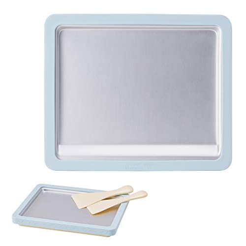 ドウシシャ シャーベットメーカー ハピロール ファンファンシャーベット レシピ付き ヘラ2本付 ブル