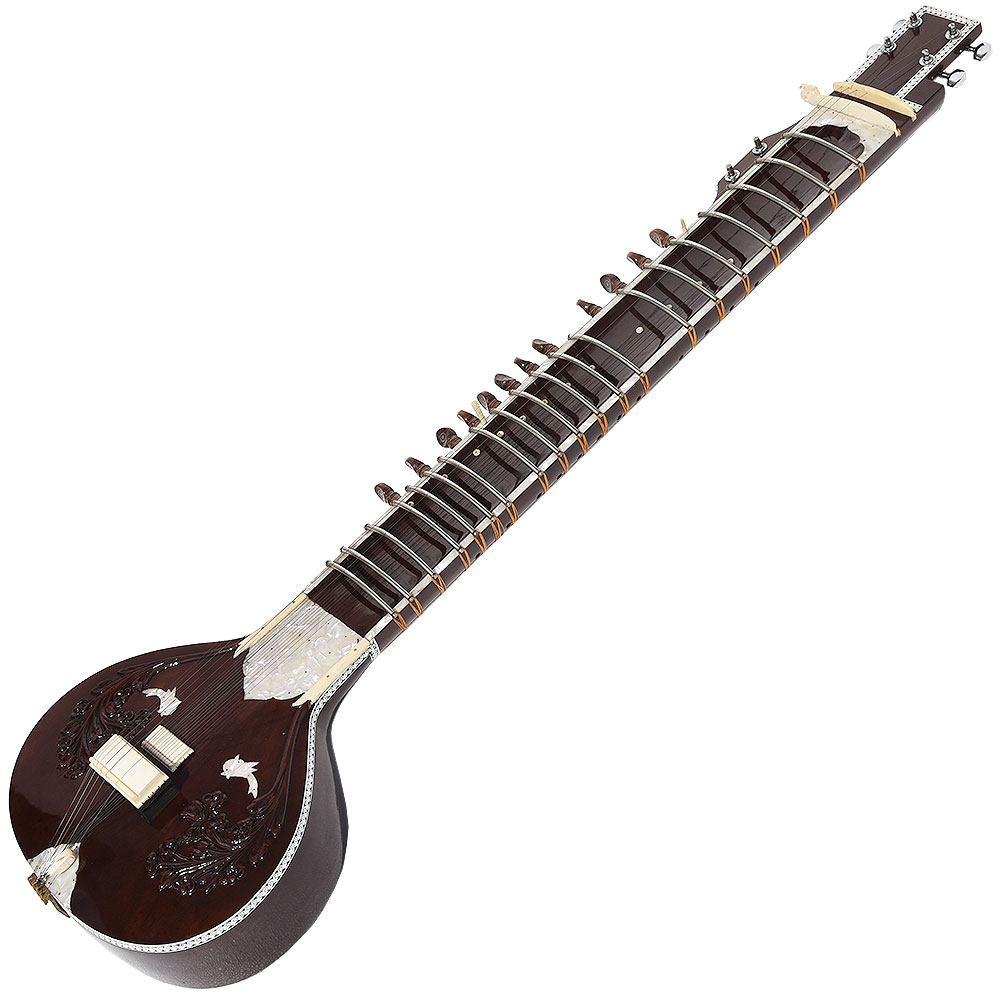 Sitar シタル ポータブル 110cm インド弦楽器