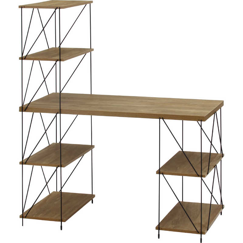 不二貿易　EZBO ワイヤーデスク ナチュラル　51413