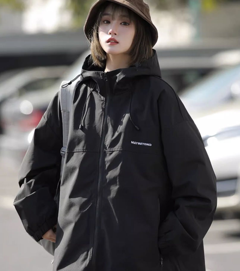 アウター デート モテアイテム ウィンドウブレーカー パーカー ルーズ ナイロン 大人可愛い きれいめ 上品 おしゃれ かっこいい 大人可愛い ラブリー キュート ガーリー クール モード系 セクシー