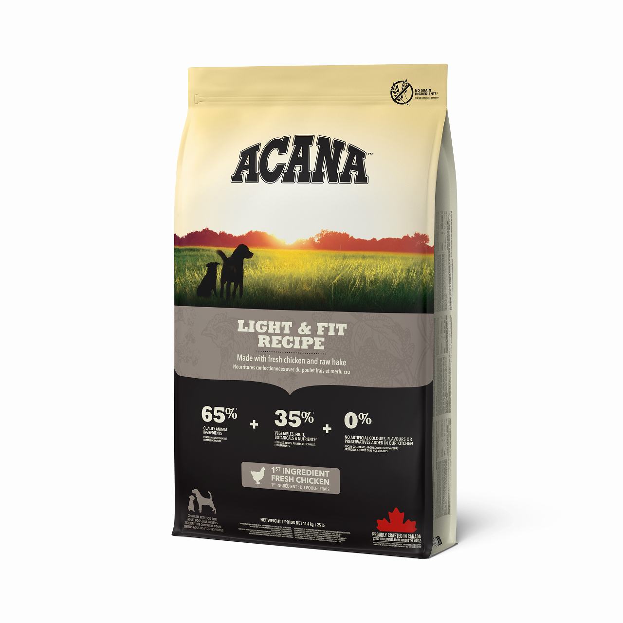 【アウトレット　賞味期限印字不良】アカナ ライト＆フィットレシピ　11.4kg【ドッグフード】【正規品】 13,929円