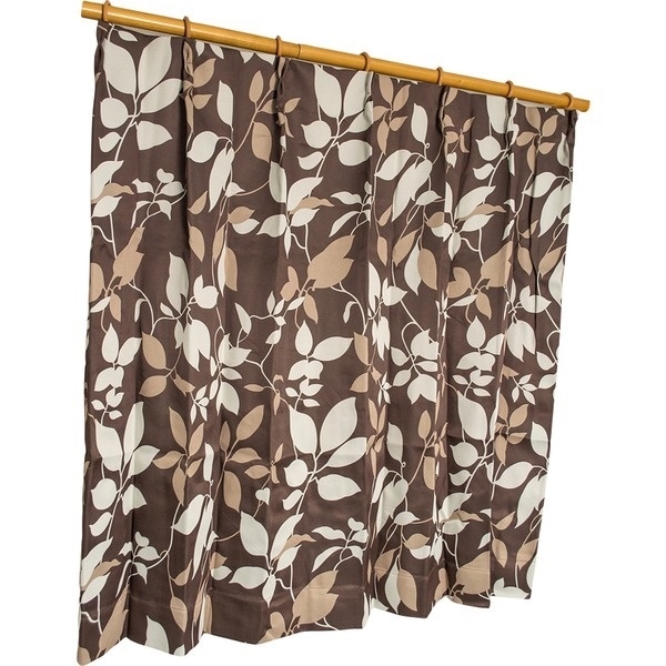 カーテン 2枚組 2枚セット 2P 防炎 2級遮光 100x丈200cm ブラウン パルク