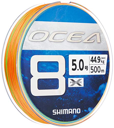 SHIMANO オシア8 5号 300m SHIMANO Ocea 8 #5 300m 99 lb Multicolor 8 Braid PE Line from