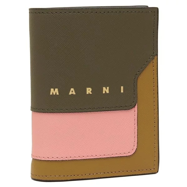 二つ折り財布 ブラウン ピンク レディース PFMOQ14U28 LV520 ZO957