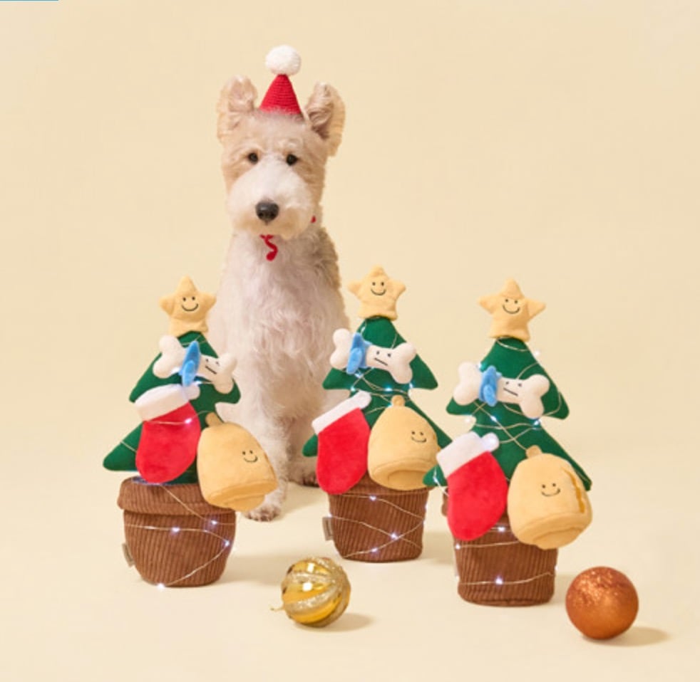犬用　ぺットノーズワークおもちゃ　ぺットおもちゃ　クリスマスツリー　面白さに満ちた段階別難易度