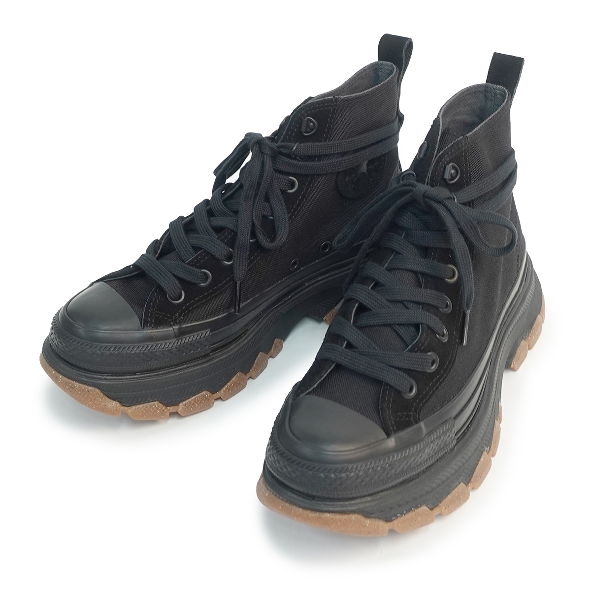 スニーカー ハイカット 厚底 メンズ レディース オールスター（Ｒ）トレックウエーブ BT HI ブラック ALL STAR (R) TREKWAVE BT HI