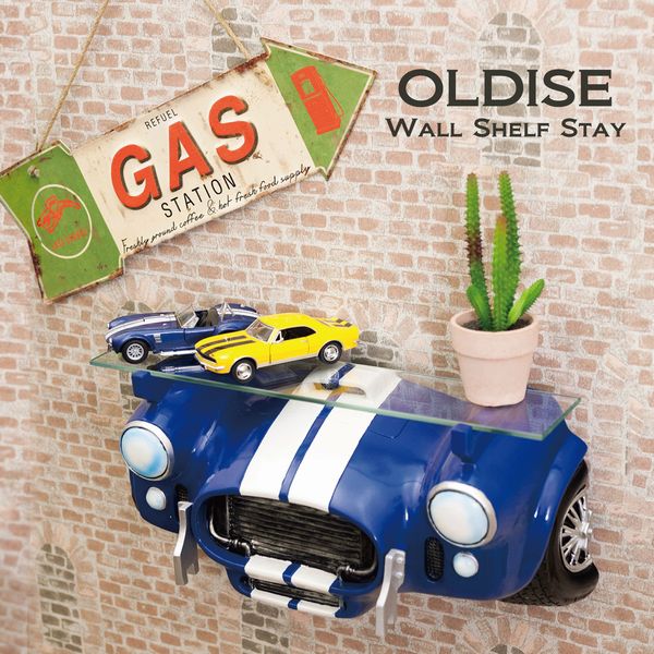 ウォールシェルフ ラック シェルフ 本棚 家具 インテリア オールディーズ CAR HEADシェルフ