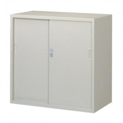 一般書庫/D:515タイプ 3×3深型引違書庫(スチール戸) 棚板2枚付 ニューグレー COM-N303DW