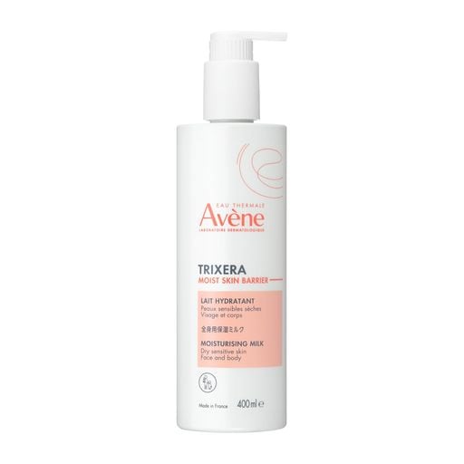 アベンヌ(Avene) トリクセラ モイストスキンバリア ミルク 400mL ボディクリーム ・ トリートメント ミルク状 エアリーフローラルの香り 肌荒れ予防 保湿 デリケート 顔・身体用 メンズ
