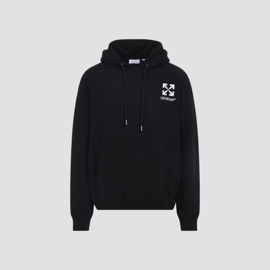 OFF WHITE Men Hoodies OMBB085S26FLE00O0001 BLACK