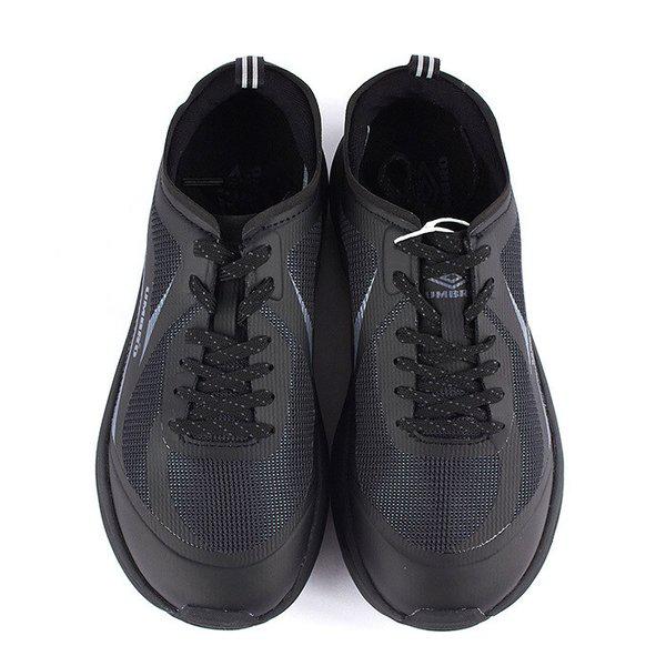 共用ワイドフィット キオ ゼロクッシュ スニーカー ブラック UQ123CTP20