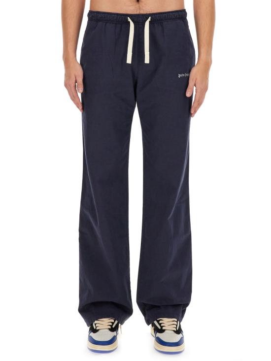 PALM ANGELS Men Training Pants PMCA141 S24FAB0014603 BLUE