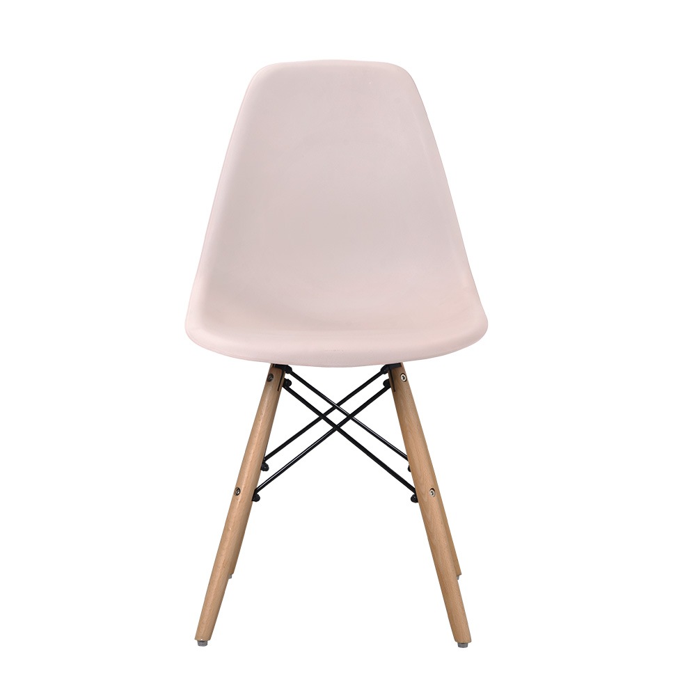 【4脚セット】【ミルクティー座面＆ナチュラル脚】イームズチェア リプロダクト ダイニングチェア ダイニングチェアー イームズチェア DSW eames イームズ チェアー DSW イームズ椅子 チェ