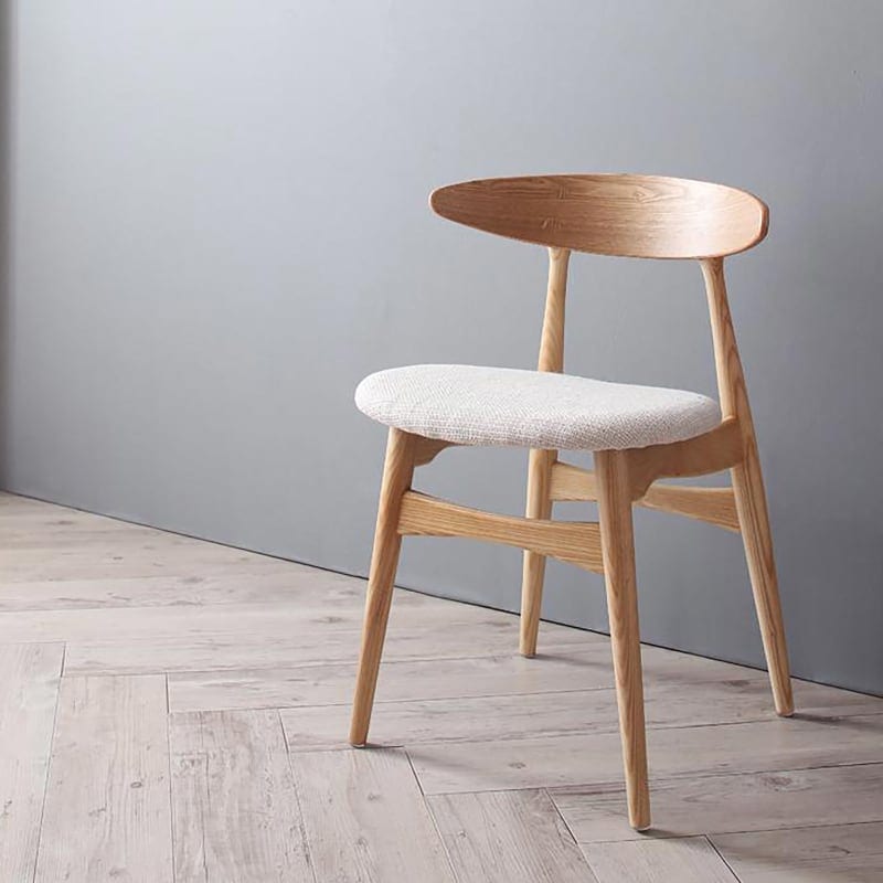 1脚 名作椅子 CH33 ハンス・J・ウェグナー 北欧 デザイナーズ リプロダクト家具 アッシュ材 LESSCHAIR02