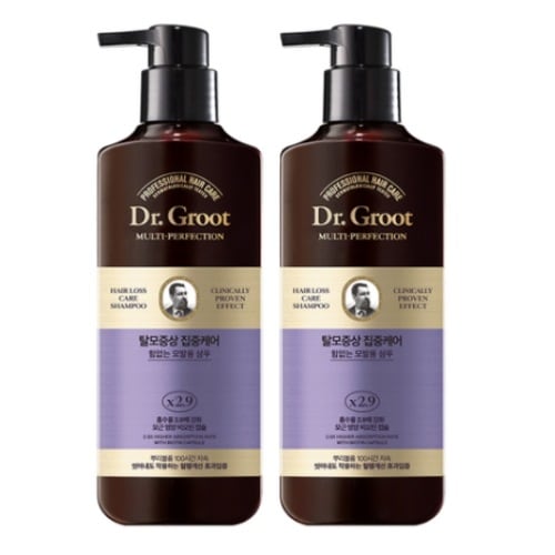 ドクターグルート マルチパーフェクション 脱毛ケア シャンプー 400ml2個細い髪・ボリューム不足ケア