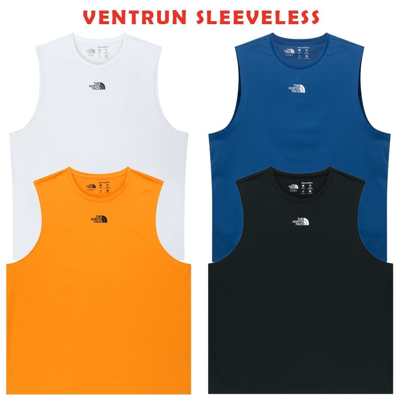 韓国正規品保証 関税負担なし NT7VR01J VENTRUN SLEEVELESSデイリー 基本 着装 男子 女子 人気 韓国 ファッション 男女共用 アウトドア