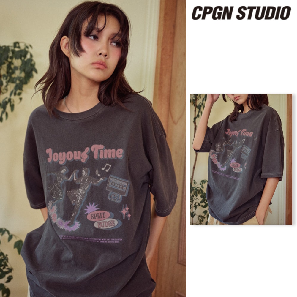 【CPGN STUDIO】 Joyous Pigment Short Sleeve Tee