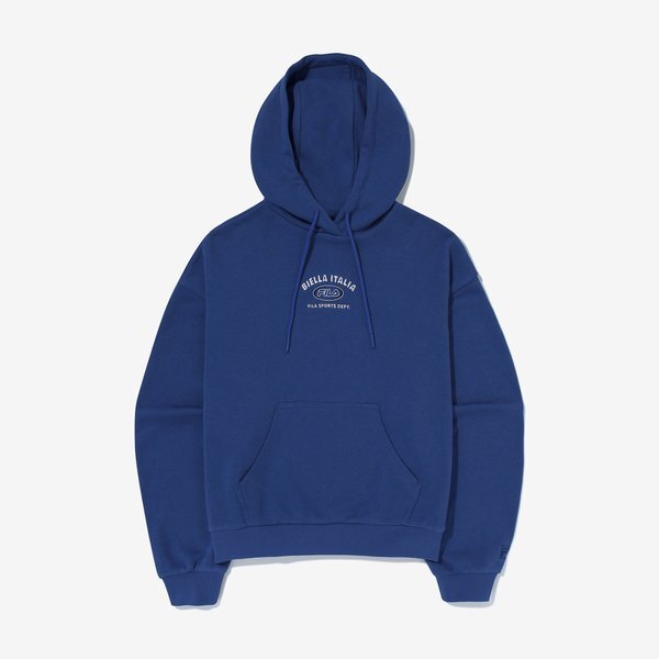 FILA セミクロップフードT 小ロゴ