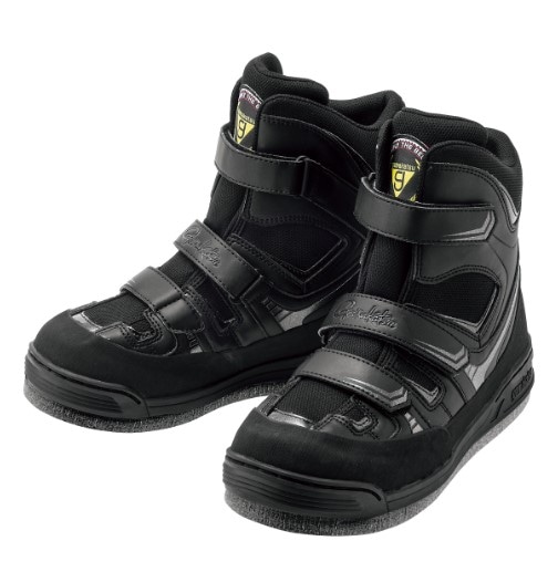 がまかつ GM4514 フェルトスパイクシューズ(パワータイプ) ブラック×ブラック 5L