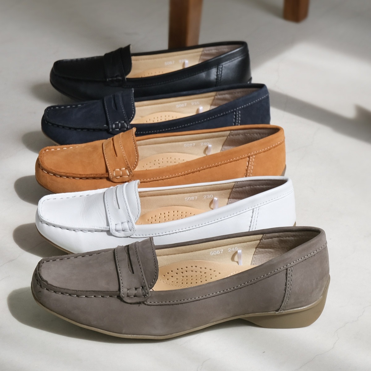 ローファードライビングシューズ レディース