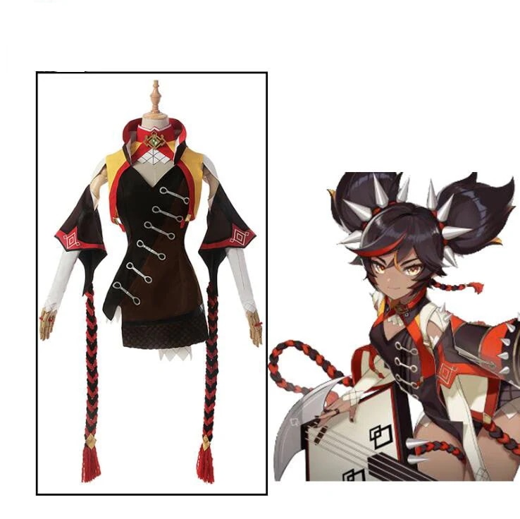 原神シンエン辛炎コスプレシンエンコスプレ衣ワンピース
