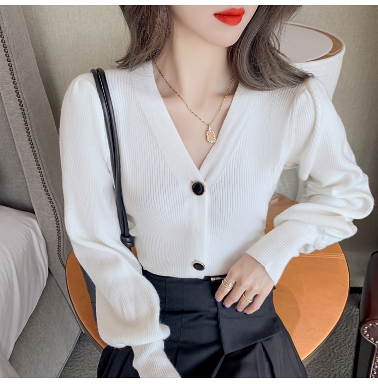 ネックニットカーディガン トップス カーディガン 袖あり 長袖 Vネック 前開き かわいい 大人可愛い きれいめ シンプル カジュアル 大人 上品 おしゃれ お洒落 大人可愛い 大人女子 こなれ感