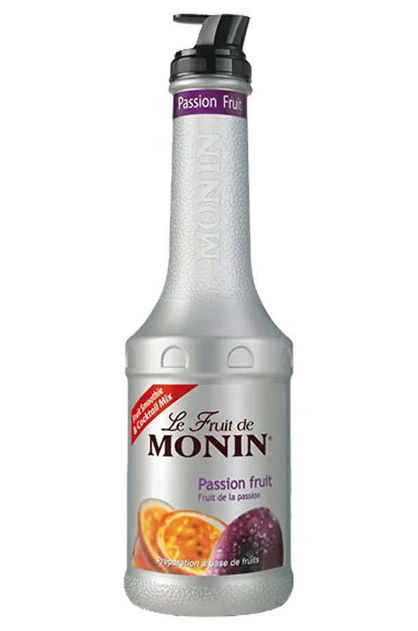 MONIN モナン パッションフルーツ フルーツミックス ペット 1000ml 1L8本【ご注文は8本まで同梱可能】ノンアルコール シロップ
