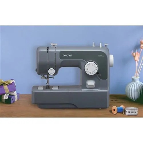 ブラザー ETX6731 コンパクト電動ミシン 3ステップ糸通し フットコントローラー付属 グレー