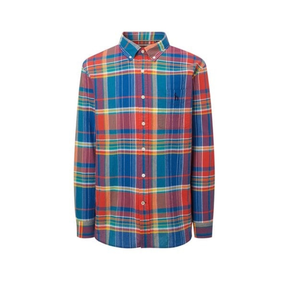 [25SS] レッドマドラスチェックレクチャーシャツ HZSH5B332R2