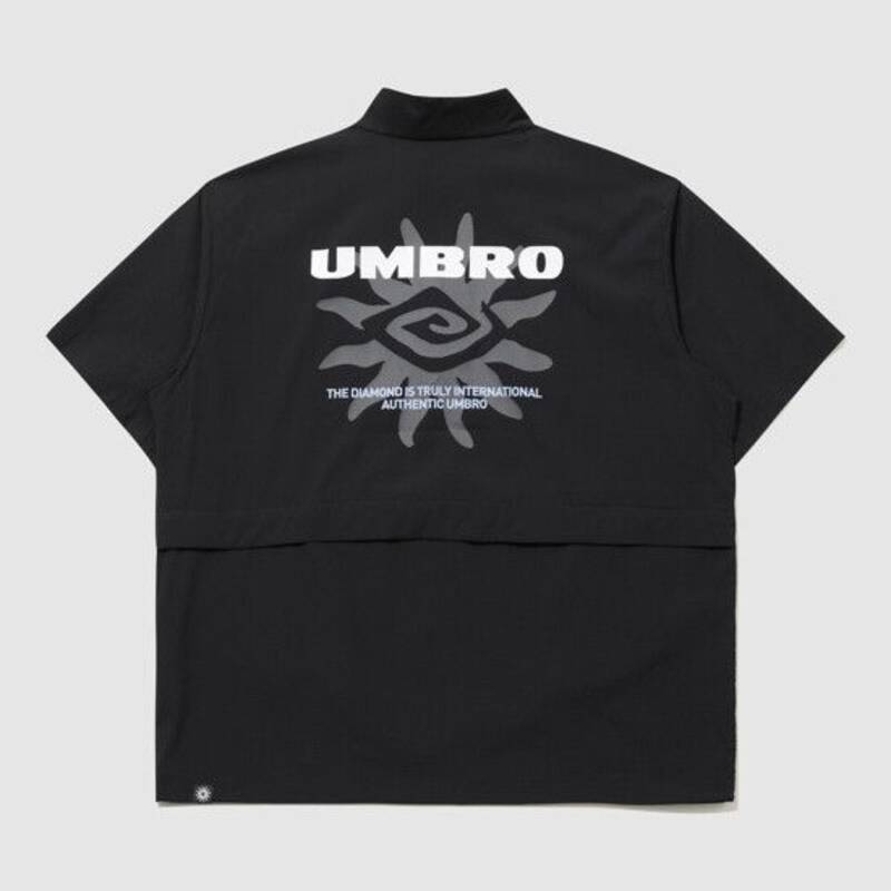 엄브로 UMBRO 시어서커 반팔 스탠넥 아노락 블랙 UR221CWT63 UR221CWT63_BLK0 195461 1788042 UR221CWT63_BLK0