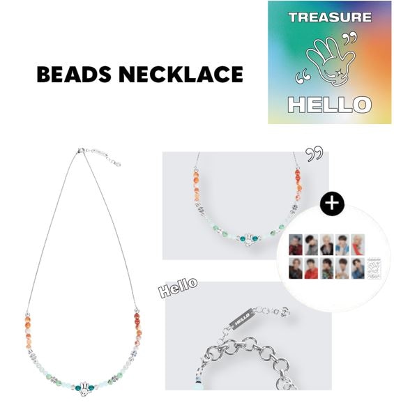 [TREASURE] [HELLO] TREASURE BEADS NECKLACE