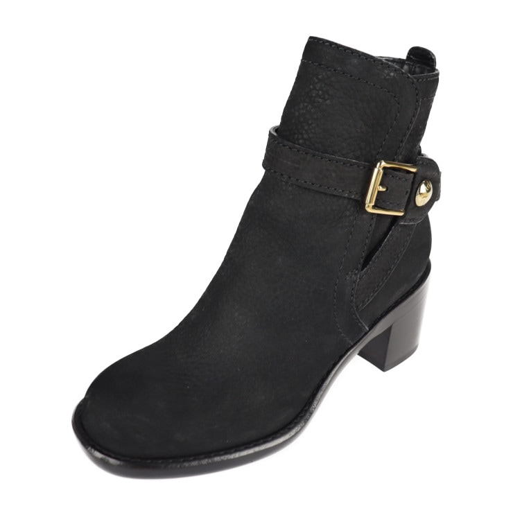 超美品 LOUIS VUITTON ルイ ヴィトン ブーツ - アンクルブーツ 表記サイズ 35 1/2 レザー ブラック ゴールド金具 ショートブーツ ベルト ビトン【本物保証】