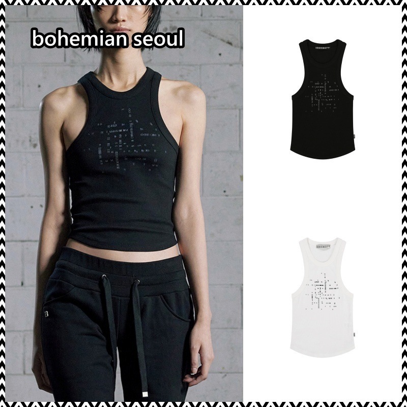 bohemian seoul BLURRY TANK TOP