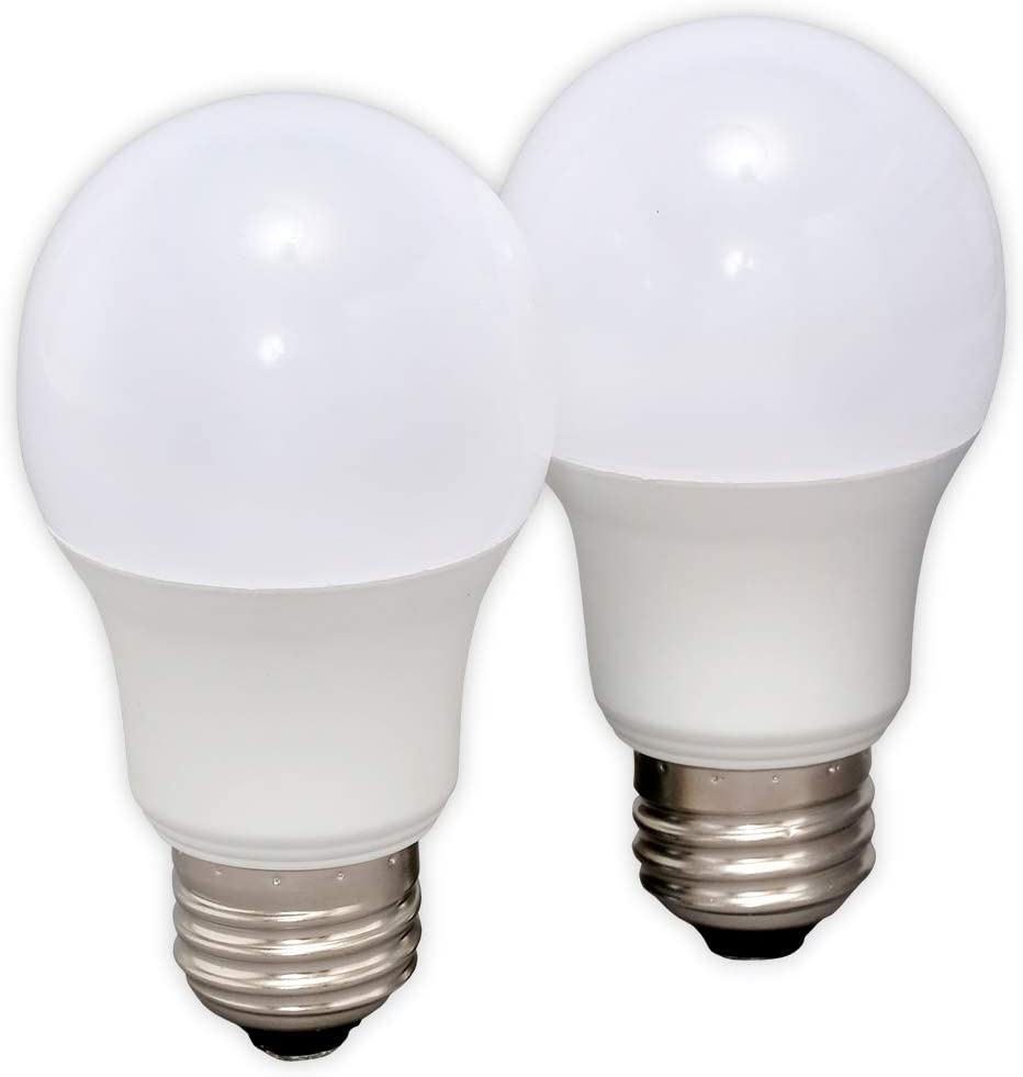 驚きの価格 AGLED 2個セット(20000時間) 広配光 昼白色 60W形相当 口金直径26mm LED電球 LED電球